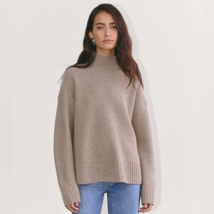 Everlane Honeycomb Funnel Neck Recycled Cashmere